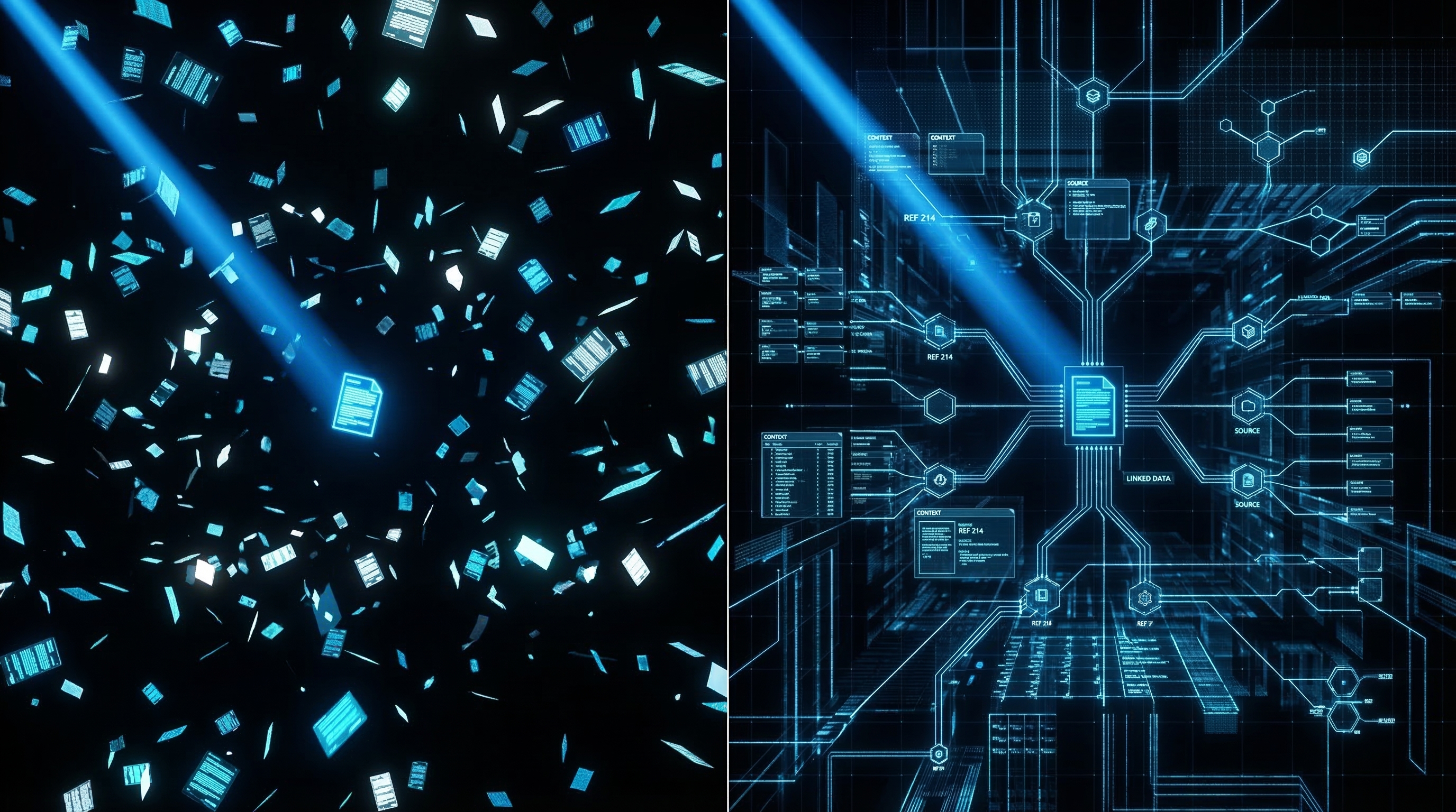 Flat RAG versus location-aware structured search